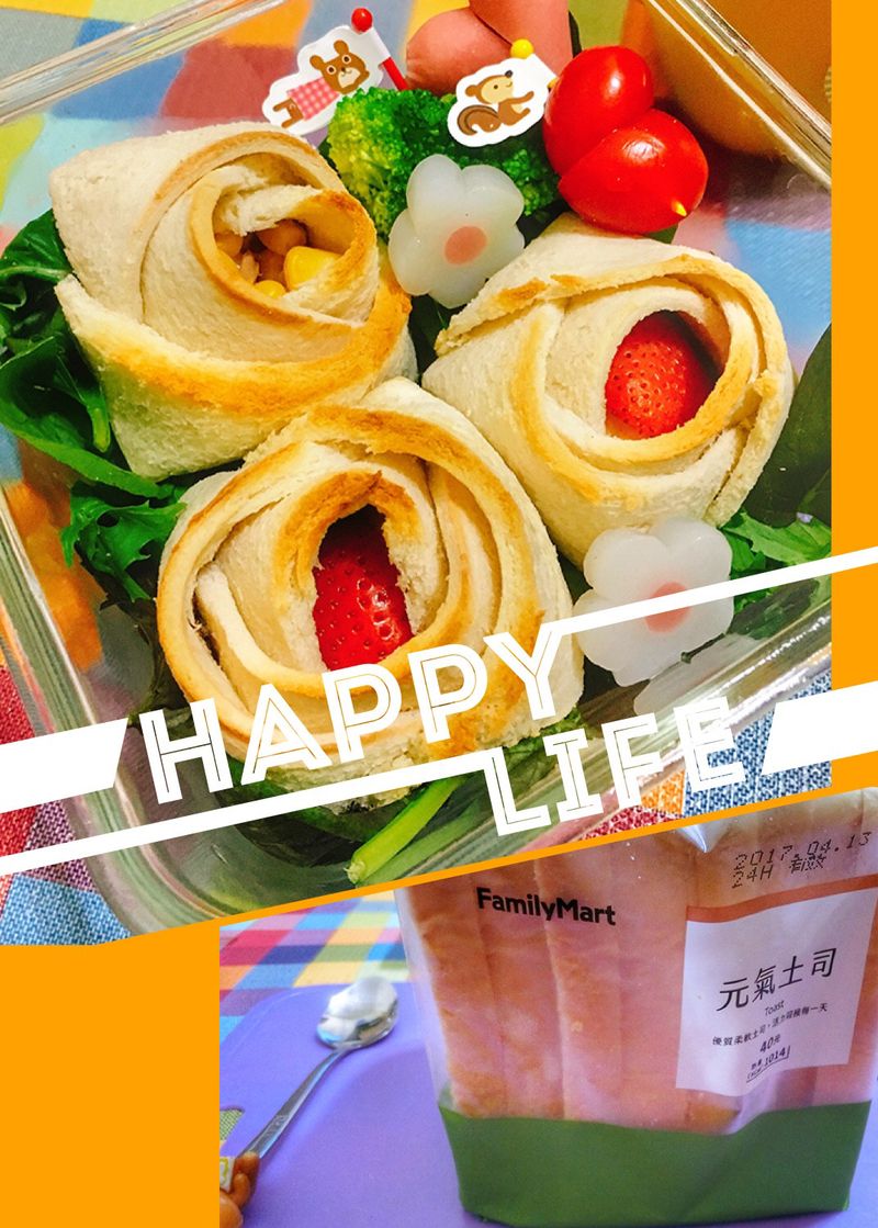 網美瘋野餐~玫瑰花吐司盅