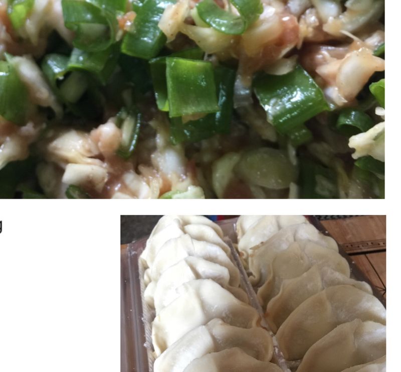 獅子頭版的高麗菜豬肉水餃