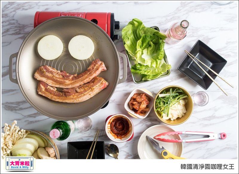 韓式烤肉之咖哩醬醃豬五花