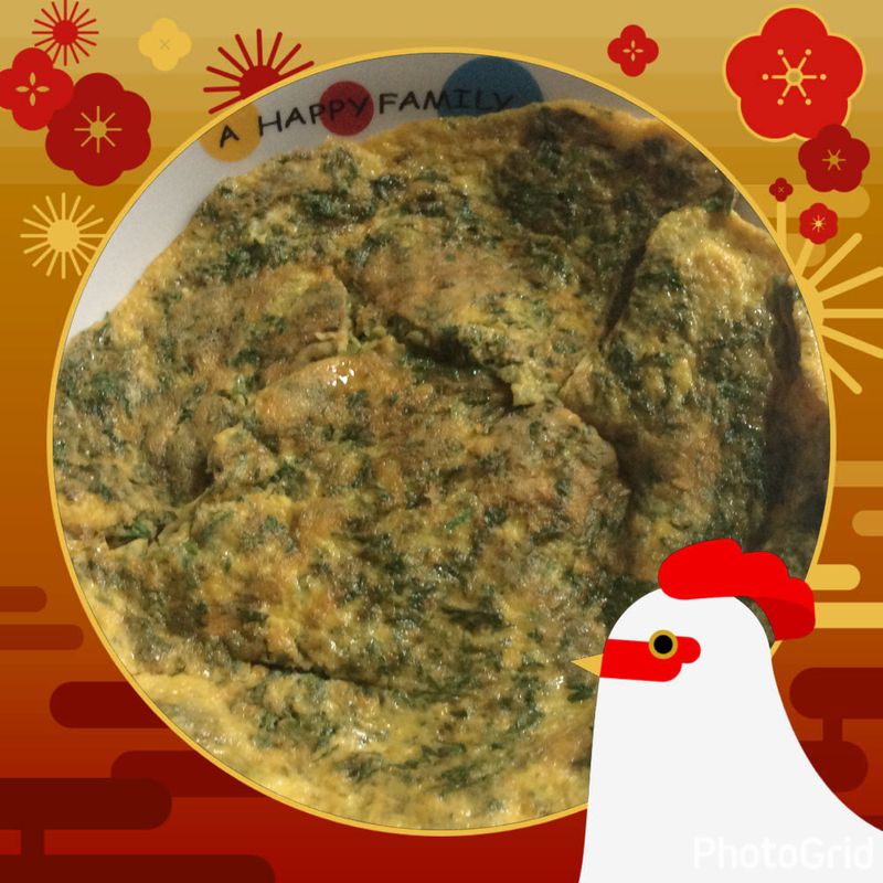 胡蘿蔔葉烘蛋