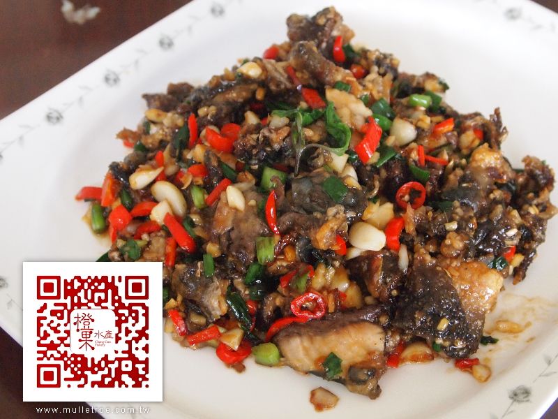 辣炒虱目魚皮
