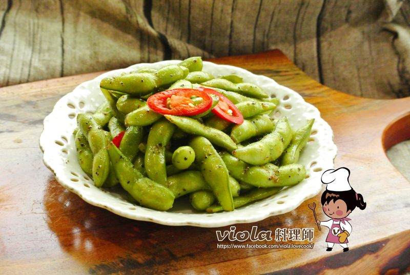涼拌毛豆