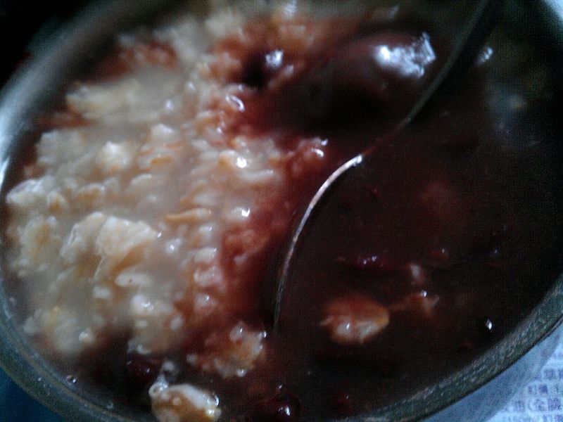 燕麥紅豆湯圓(現成拼湊版)