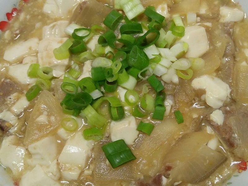 味噌洋蔥悶豆腐