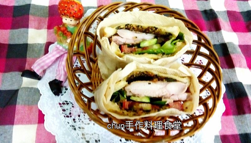 法式青醬雞肉三明治