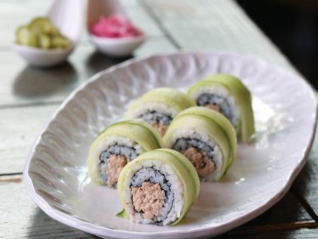 小黃瓜鮪魚醋壽司－一口壽司