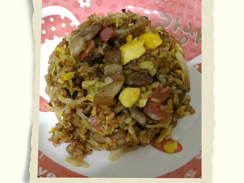 鹹豬肉炒飯