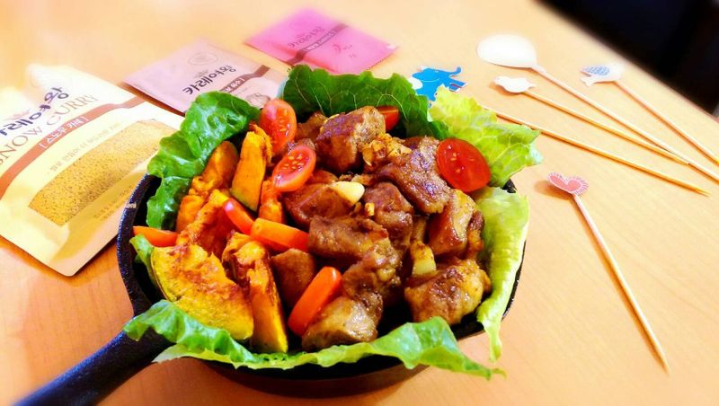 焦香骰子肉
