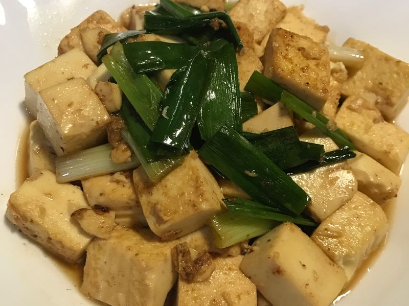 蔥燒豆腐