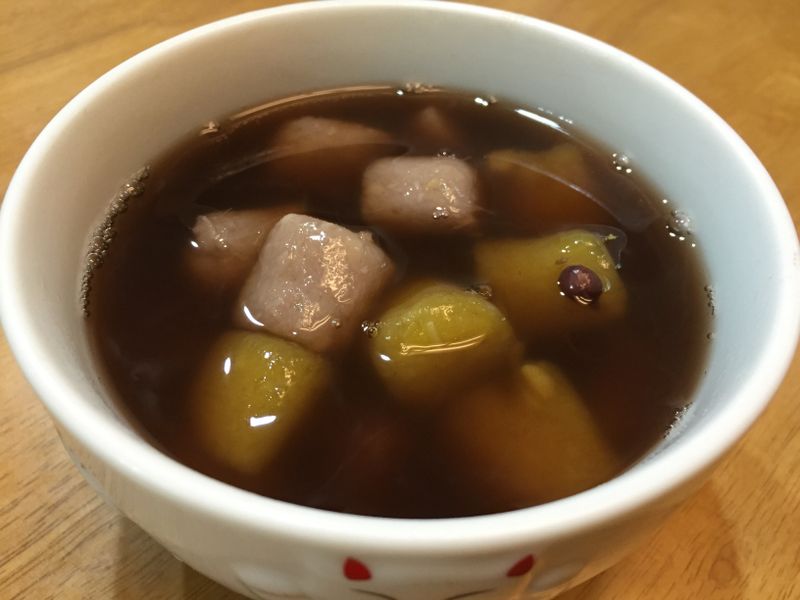 紅豆芋圓湯(附芋圓、地瓜圓作法)