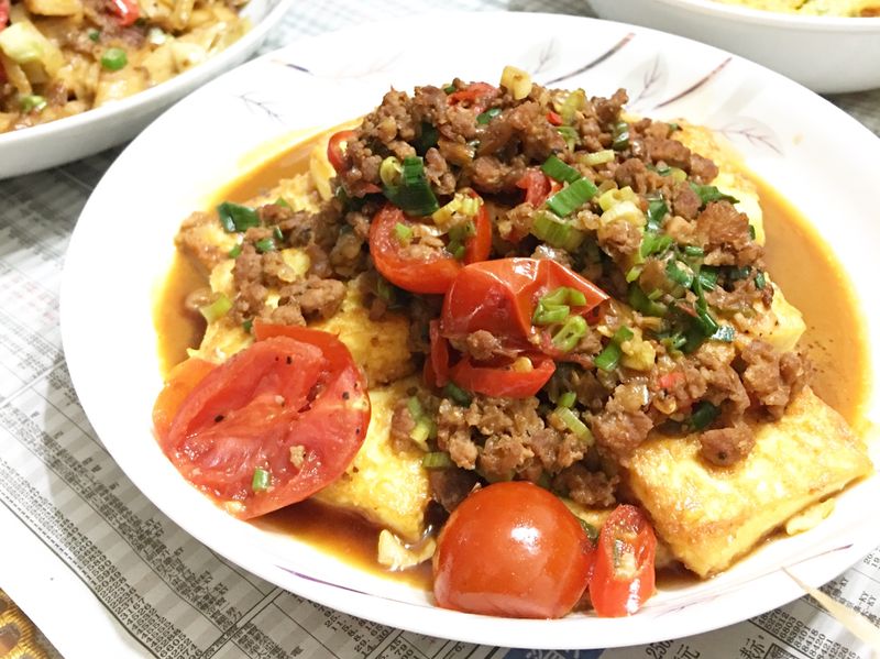 打拋豬豆腐