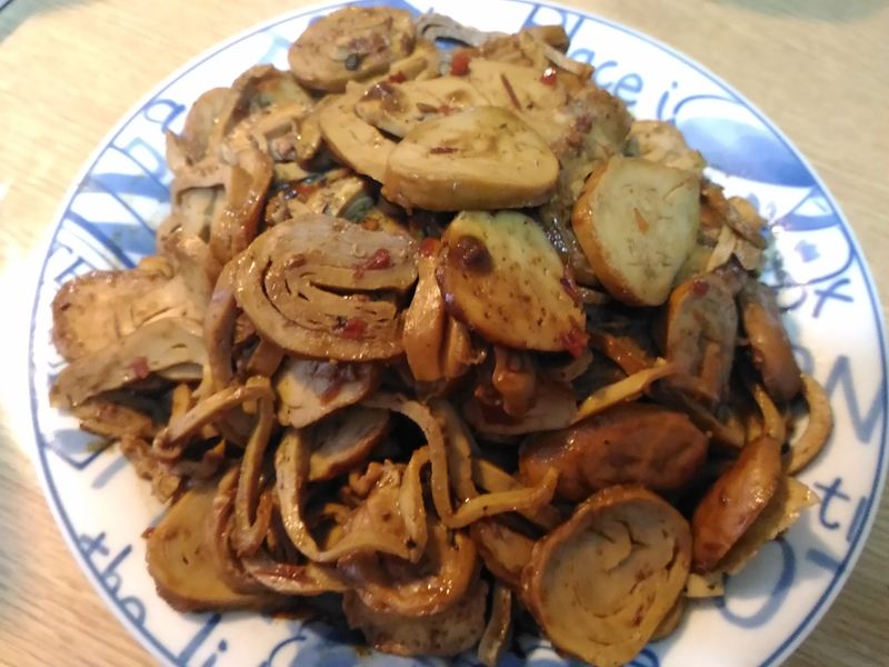 香辣素豆雞