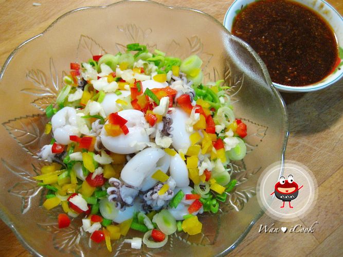 ♡宛の涼夏好 ♥ ”食“光 ✿ 涼拌五味小花枝