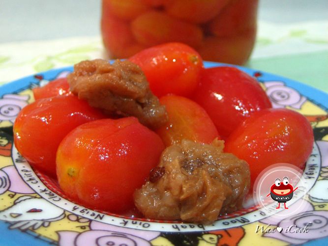 ♡宛の涼夏好”食“光 ✿ 冰釀梅漬小蕃茄