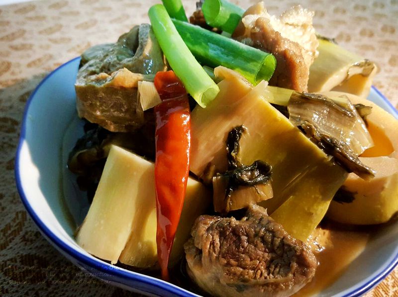 桂竹筍滷肉