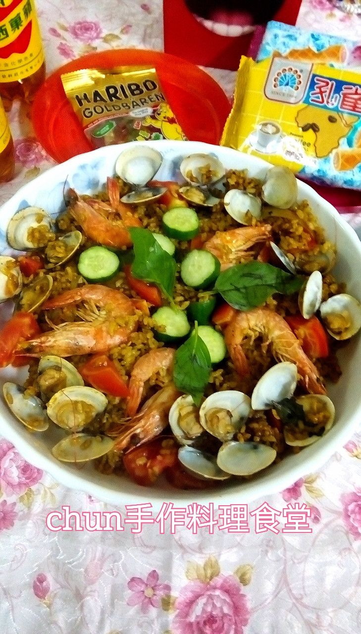 咖哩海鮮燉飯