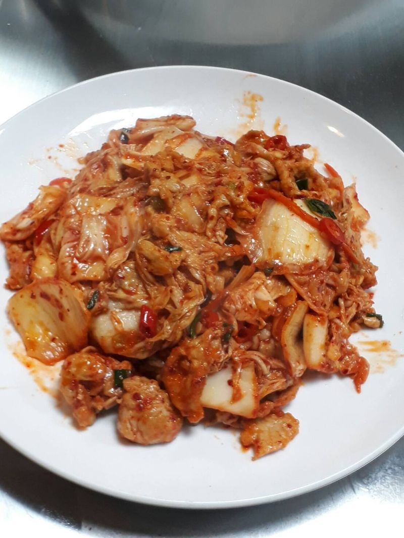 泡菜肉片
