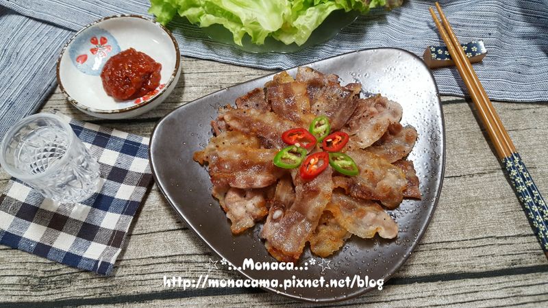韓式肉片烤肉대패삼겹살
