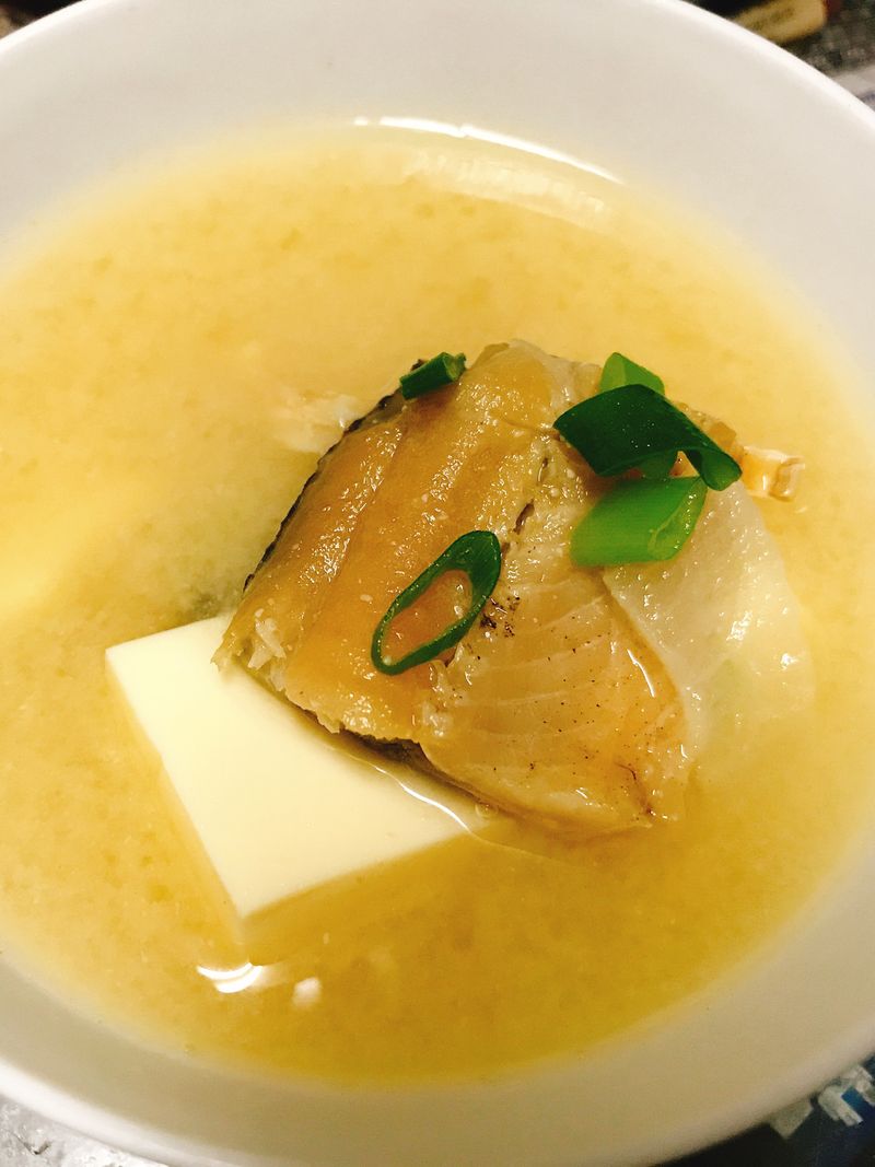 飛魚乾味噌湯