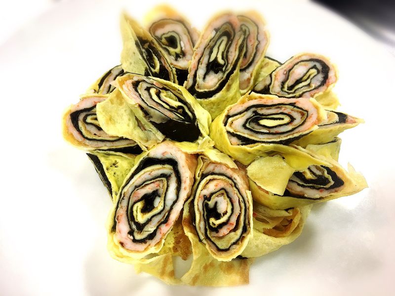 百花蛋捲