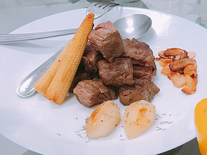 無鹽骰子牛附馬鈴薯