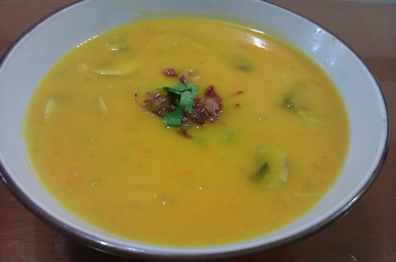 美味芝司樂培根南瓜濃湯