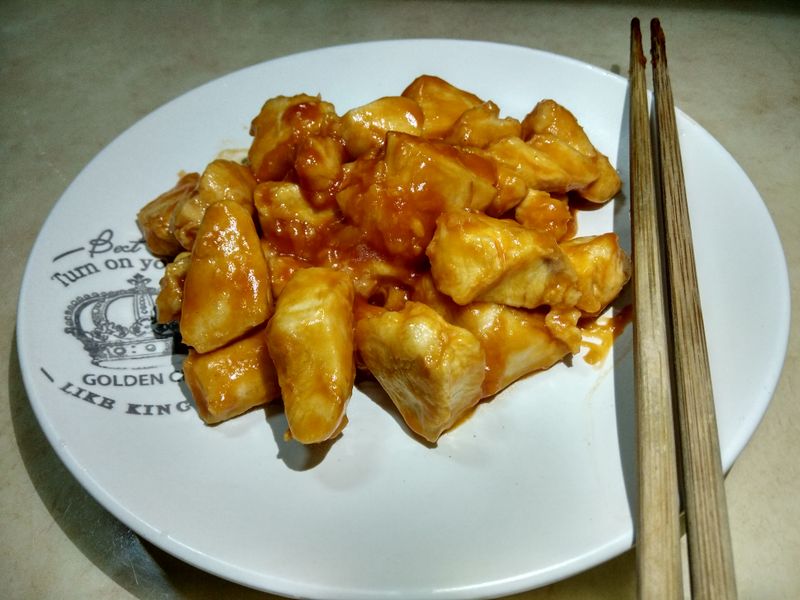 糖醋雞丁