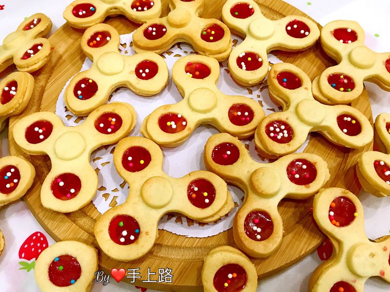 指尖陀螺手工造型餅乾