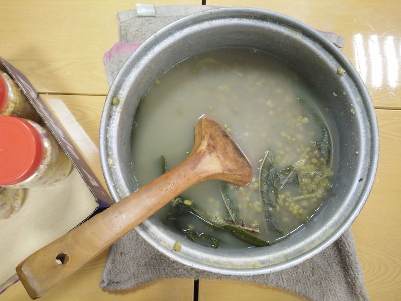 刺蔥綠豆湯