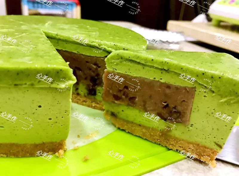紅豆藏心抹茶乳酪蛋糕(6吋、免烤箱)