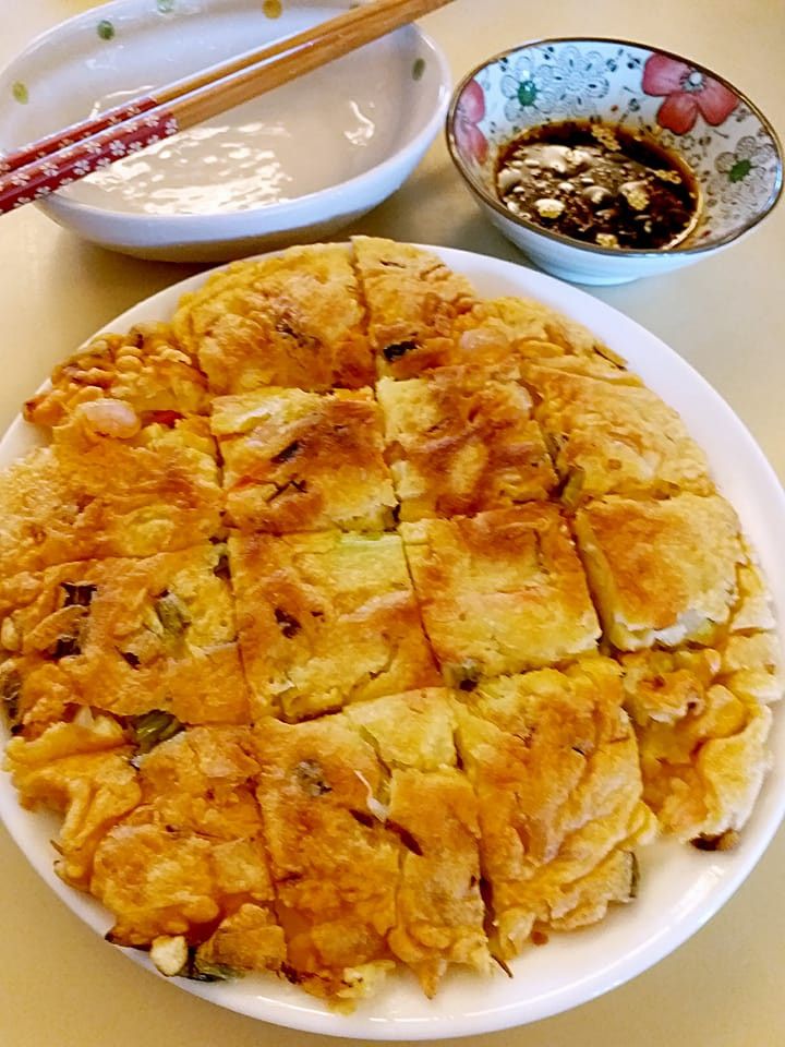 鮮蝦蔬菜煎餅
