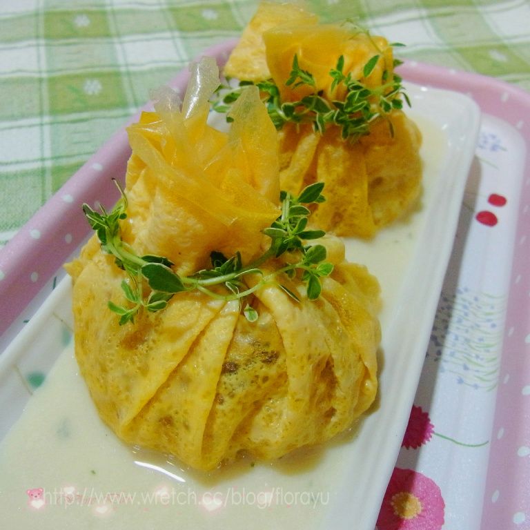 茶巾蛋包飯