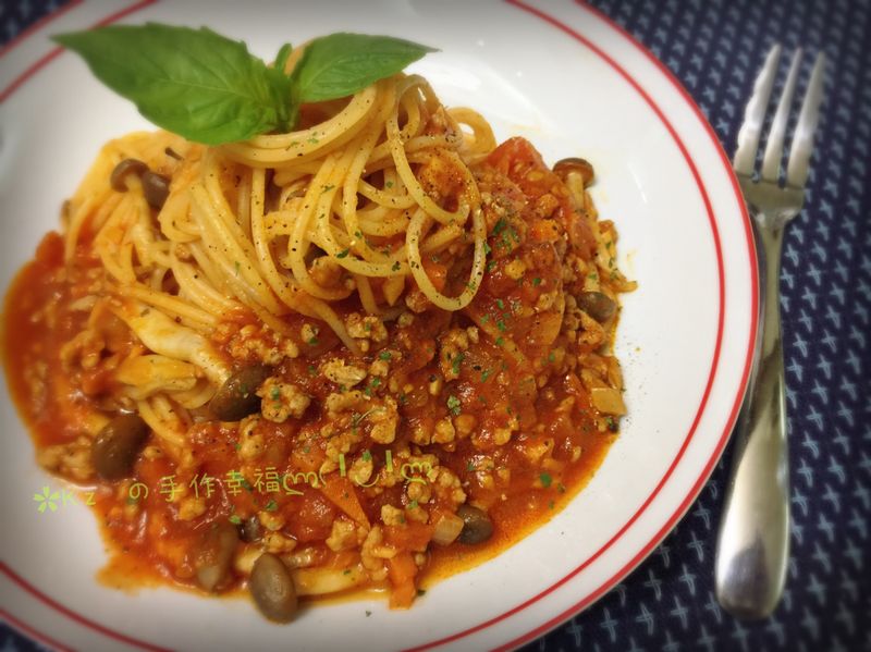 鮮蕃茄肉醬義大利麵🍝