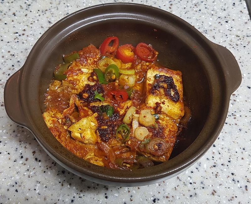(韓式)醬燒豆腐 두부조림