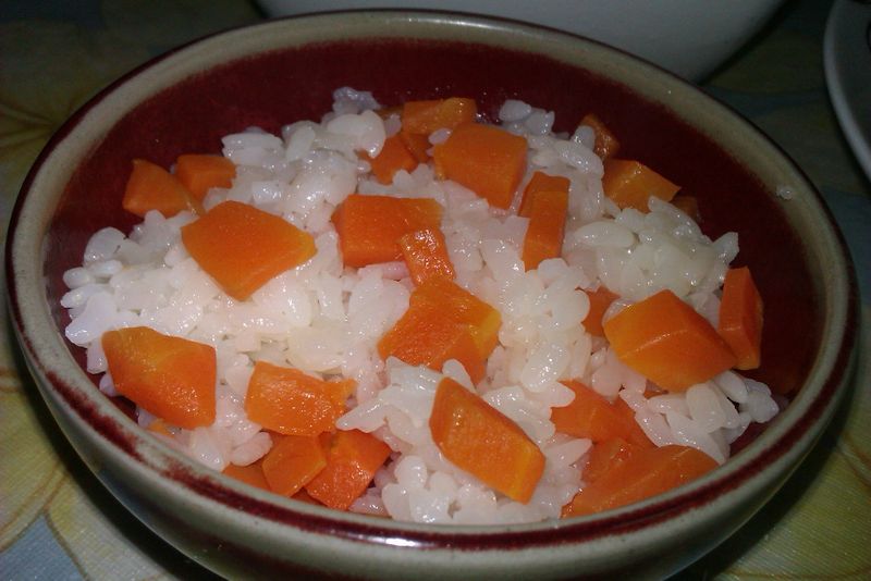 紅蘿蔔丁米飯