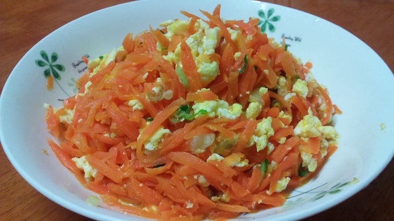 胡蘿蔔炒蛋