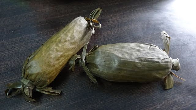 太魯閣族甜點 香蕉糯米飯