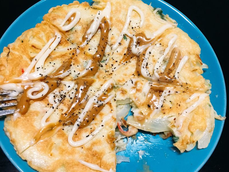 蔬菜煎餅［清冰箱的吃土料理］