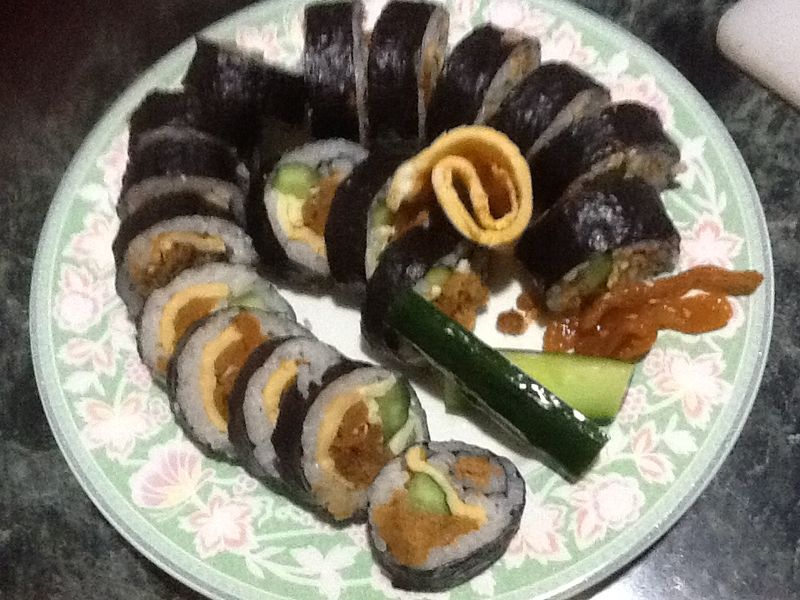 【小仙の家常料理】有媽媽味道的芝司樂起士海苔壽司~