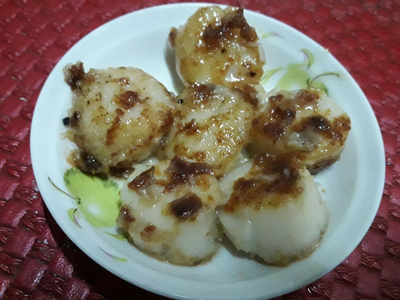 嫩煎干貝