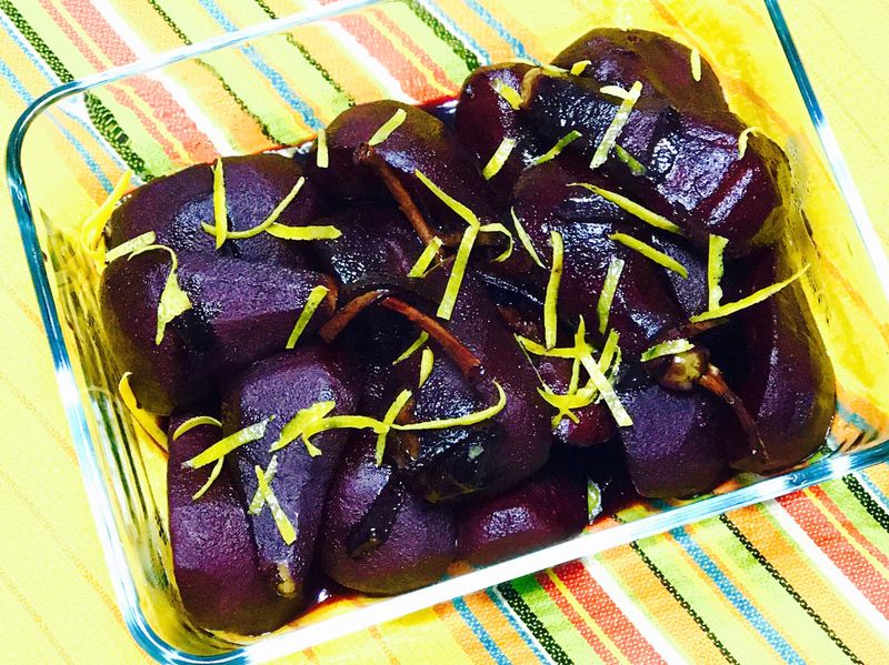 紅酒煮梨Red wine pear