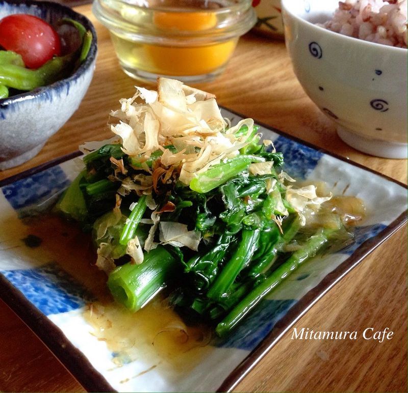 和風醬泡菠菜