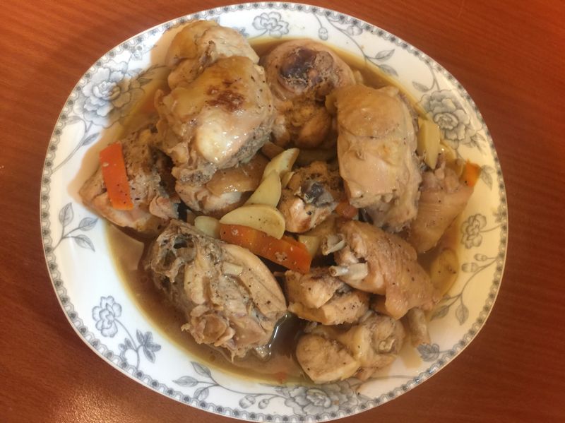 清酒菇菇雞