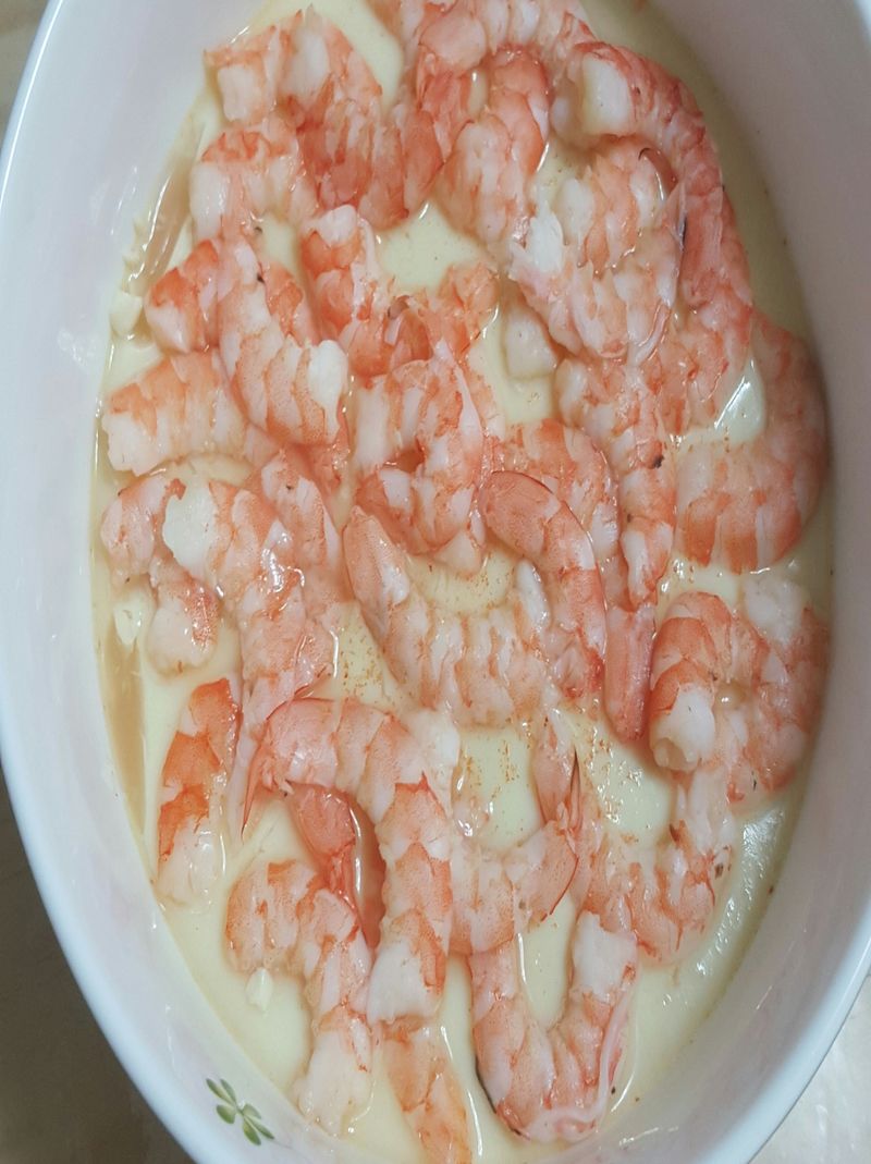 鮮蝦蒸蛋