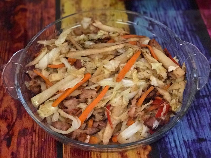 三絲高麗菜