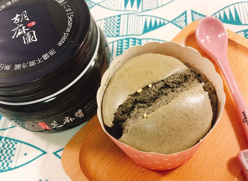 胡麻園芝麻醬杯子蛋糕(減油減糖版)