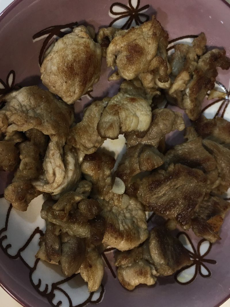 奶油煎梅花豬