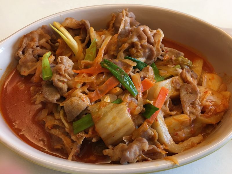 泡菜炒豬肉