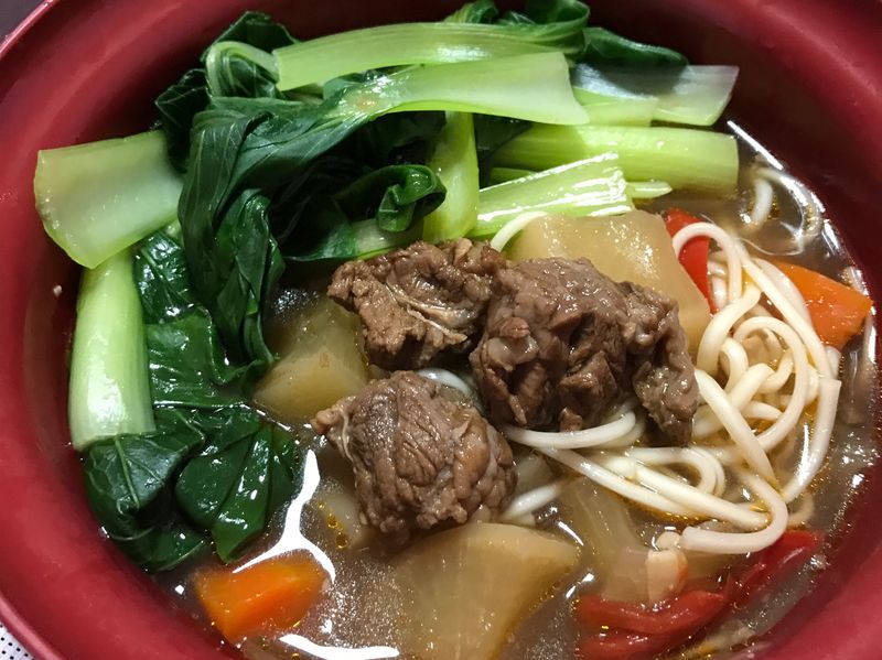 紅燒牛肉麵(電鍋版)