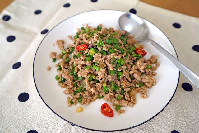 韭菜炒肉末